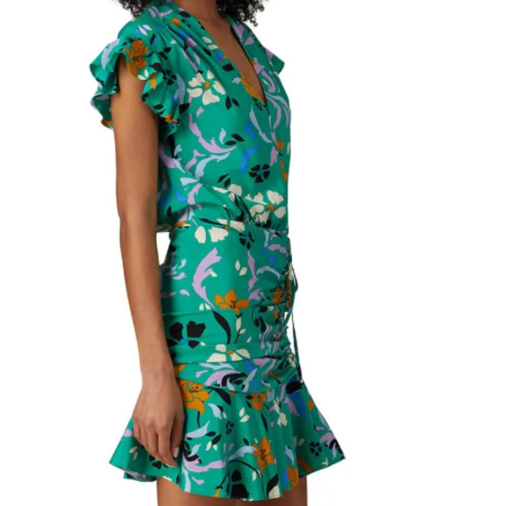 Green Printed Maria Dress - Veronica Beard